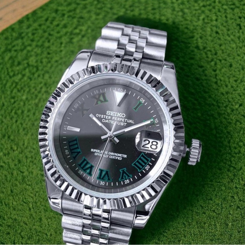 Seiko Mod: Datejust Wimbledon